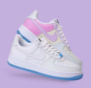 Tenis Air Force One Cambia de Color Mujer AAA