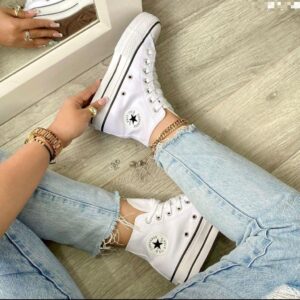 Tenis Bota Clásicas Plataforma Mujer AAA