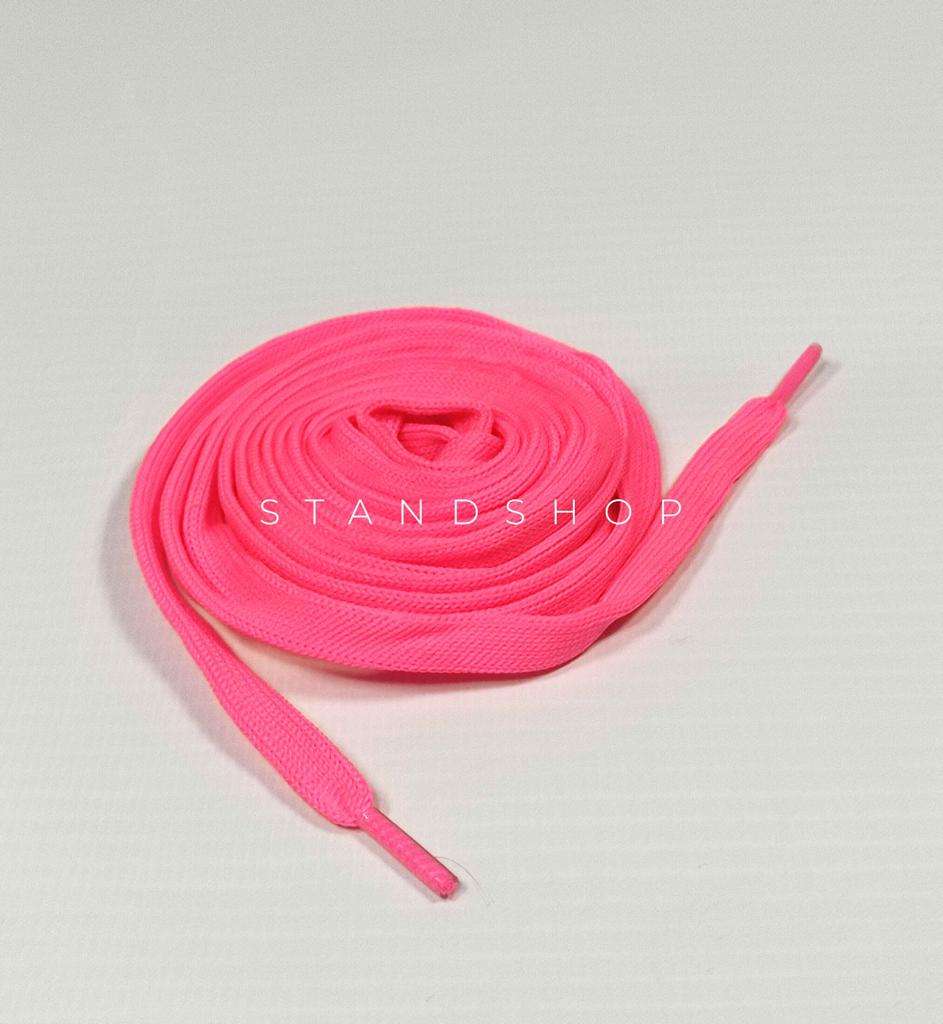 Cordones para Zapatillas Planos Delgados Rosado