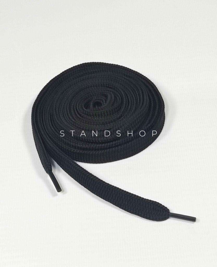 Cordones para Zapatillas Planos Delgados Negro