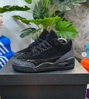 Tenis Retro 3 Black Hombre AAA