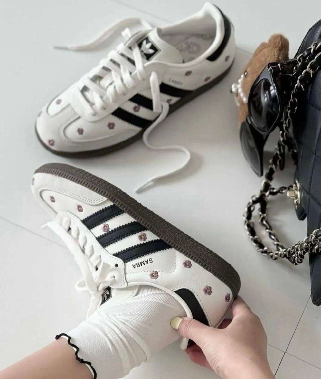 Tenis Samba Flowers Mujer AAA