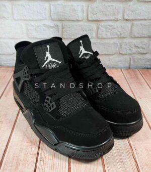 Tenis Retro 4 Black Cat Mujer AAA