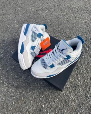 Tenis Retro 4 Military Blue Hombre AAA