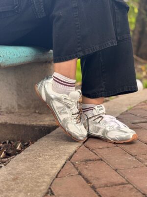 Tenis 530 Miu Miu Silver Mujer AAA