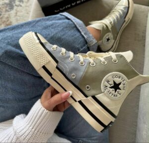 Tenis Chuck 70 Plus High Top Blue Mujer AAA
